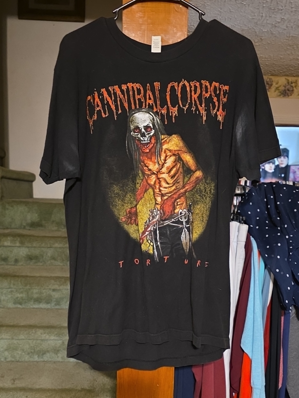 Cannibal Corpse & Slipknot Graphic Band Tees